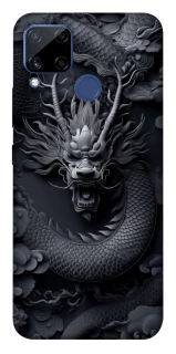 Чехол на Realme C15 black dragon фото 1 из 1
