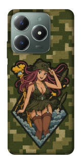 Чохол на Realme C61 Military Waifu фото 1 з 1