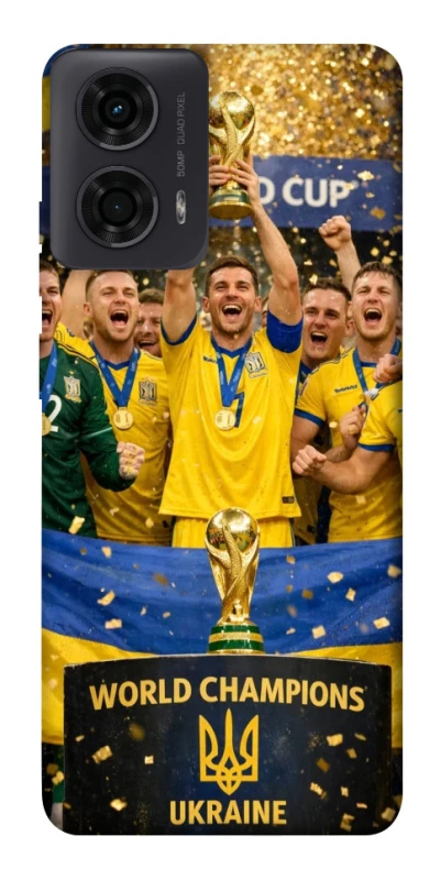 Чехол на Motorola Moto G04 UA-Football ver.5 фото 1 из 1