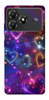 Чехол на ZTE Blade A36 Drawn hearts фото 1 из 1