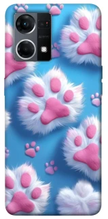 Чохол на Oppo Reno 7 4G Cat paw фото 1 з 1