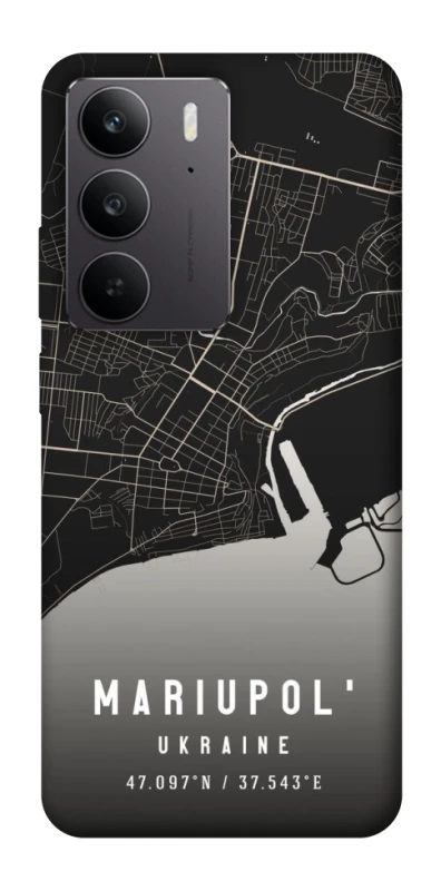Чехол на Realme C75 Mariupol map фото 1 из 1
