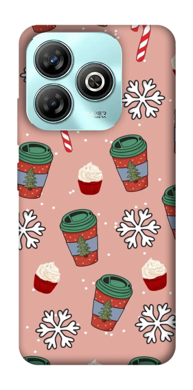 Чехол на ZTE Blade A75 4G Новогодний v38 фото 1 из 1