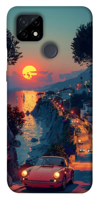 Чохол на Realme C21 Porsche sunrise фото 1 з 1
