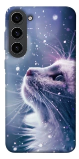 Чехол на Samsung Galaxy S23 Snow cat фото 1 из 1