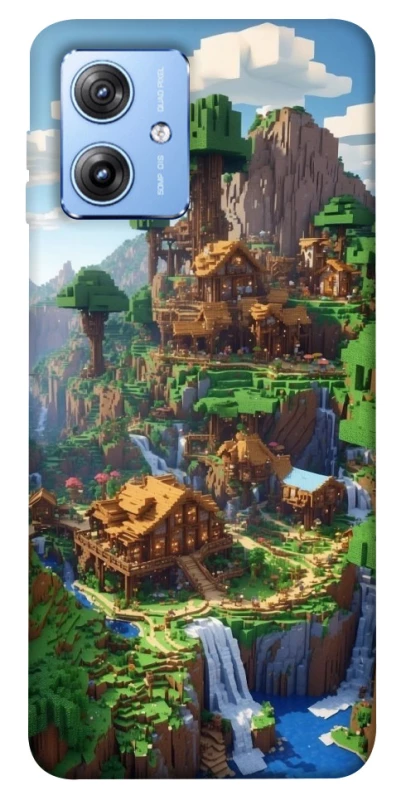 Чохол на Motorola Moto G84 Minecraft universe фото 1 з 1