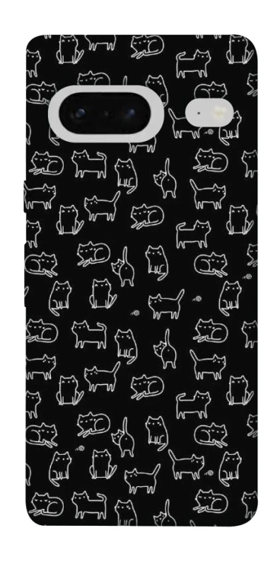 Чехол на Google Pixel 7 Black Cats фото 1 из 1