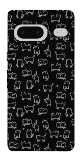 Чехол на Google Pixel 7 Black Cats фото 1 из 1