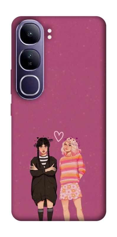 Чохол на Vivo Y300 Raven & Rainbow Wednesday фото 1 з 1