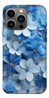 Чехол на Apple iPhone 13 Pro (6.1") Синие цветы фото 1 из 1