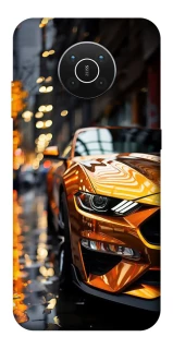 Чохол на Nokia X10 / X20 Golden sports car фото 1 з 1