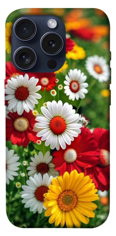 Чехол на Apple iPhone 15 Pro (6.1") Flowers v11 фото 1 из 1