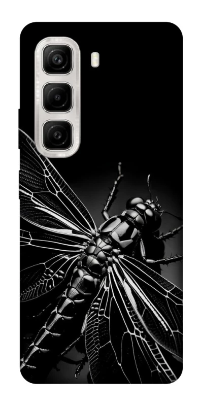 Чехол на Infinix Hot 50 4G Black dragonfly фото 1 из 1