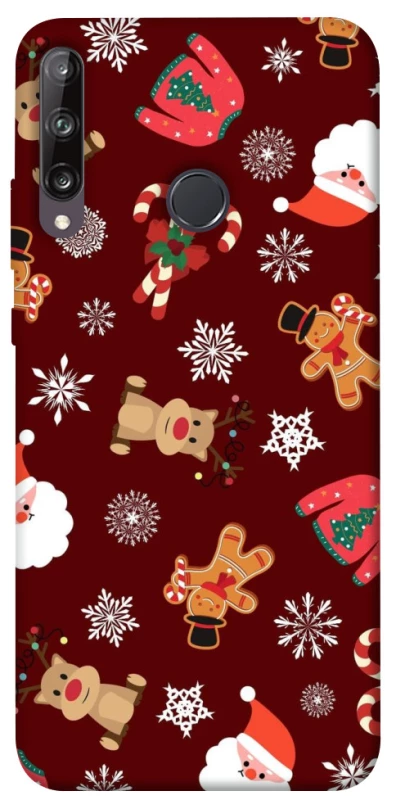 Чехол на Huawei P40 Lite E Новогодний v6 фото 1 из 1