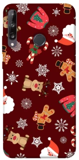 Чехол на Huawei P40 Lite E Новогодний v6 фото 1 из 1