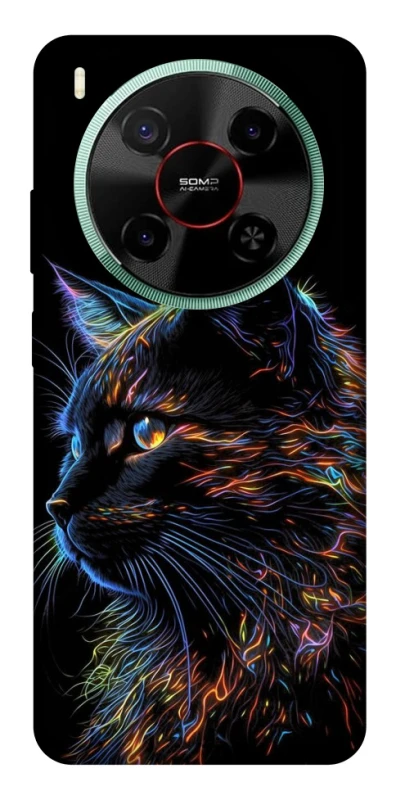 Чохол на ZTE Nubia V70 Max Чорний кіт фото 1 з 1