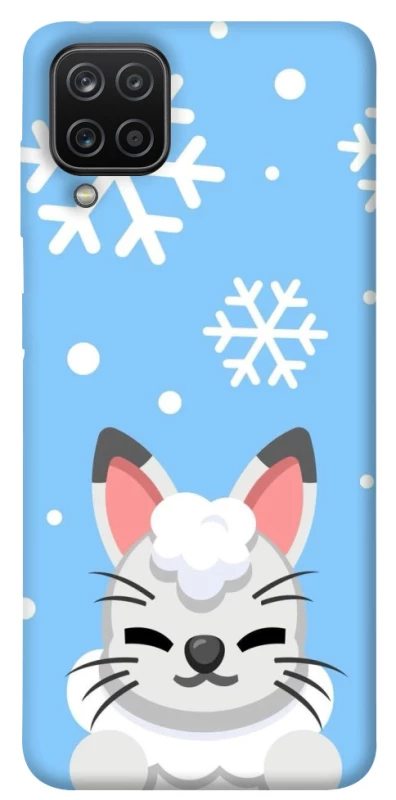 Чохол на Samsung Galaxy A12 Adopt Me Snow Kitty Smile фото 1 з 1