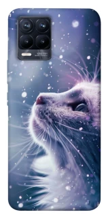 Чехол на Realme 8 Snow cat фото 1 из 1
