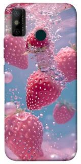 Чохол на TECNO Spark 6 Go Полуниця в воді фото 1 з 1