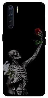 Чохол на Oppo A91 Skeleton vs Rose фото 1 з 1