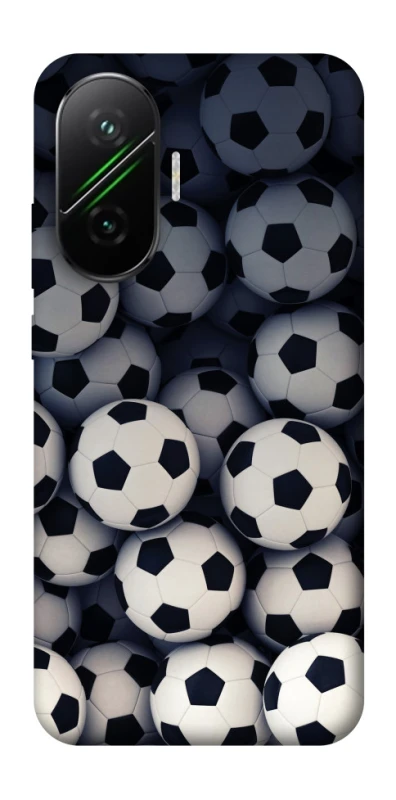 Чохол на Xiaomi Poco F7 Футбольні м'ячи фото 1 з 1