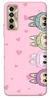 Чехол на TECNO Camon 17P All Labubu 4 фото 1 из 1