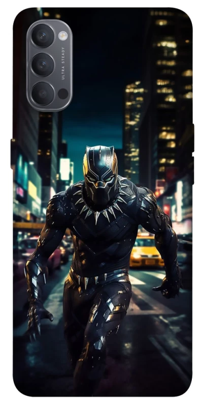 Чехол на Oppo Reno 4 Black Panther фото 1 из 1