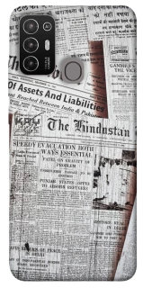 Чехол на ZTE Blade A52 Газеты фото 1 из 1