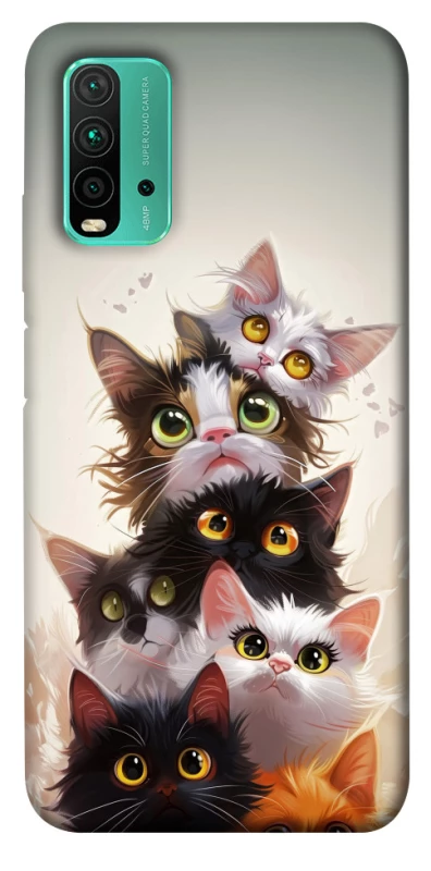 Чехол на Xiaomi Redmi Note 9 4G / Redmi 9 Power Сat eyes фото 1 из 1