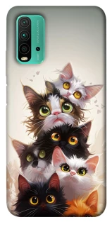 Чехол на Xiaomi Redmi Note 9 4G / Redmi 9 Power Сat eyes фото 1 из 1