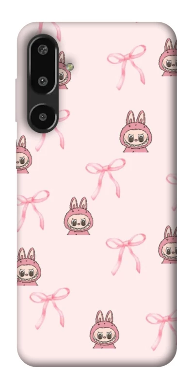 Чохол на Samsung Galaxy F16 Pink bows and Labubus фото 1 з 1