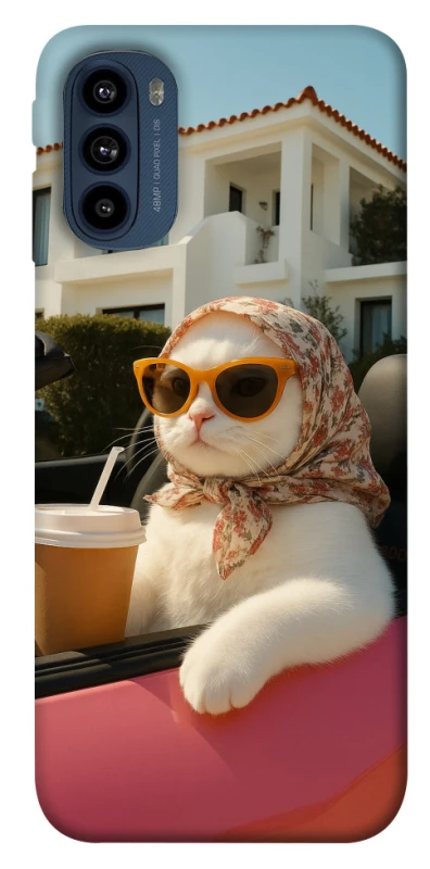 Чохол на Motorola Moto G41 Stylish Cat Cruise фото 1 з 1