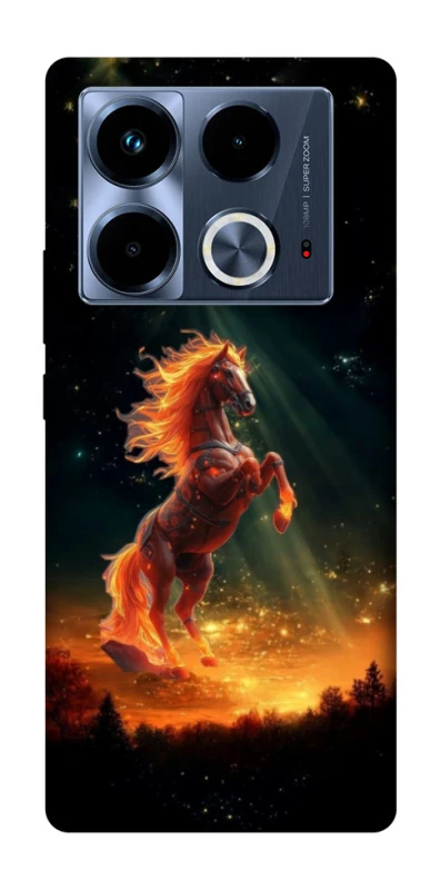 Чохол на Infinix Note 40 4G Red Fire Horse ver.2 фото 1 з 1