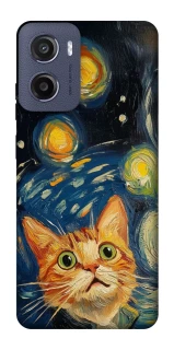 Чехол на Motorola Moto G05 paint cat фото 1 из 1