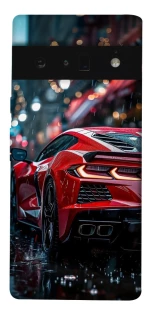 Чехол на Google Pixel 6 Pro Red sports car фото 1 из 1