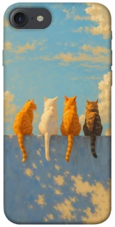 Чехол на Apple iPhone 7 / 8 (4.7") cats on wall фото 1 из 1