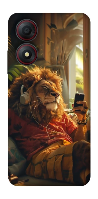 Чехол на ZTE Blade A34 4G Лев v2 фото 1 из 1