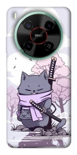 Чехол на ZTE Nubia V70 Max Samurai cat фото 1 Чехол на ZTE Nubia V70 Max Samurai cat фото 1 из 1