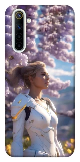 Чехол на Realme 6 Cyber space girl ver.1 фото 1 из 1