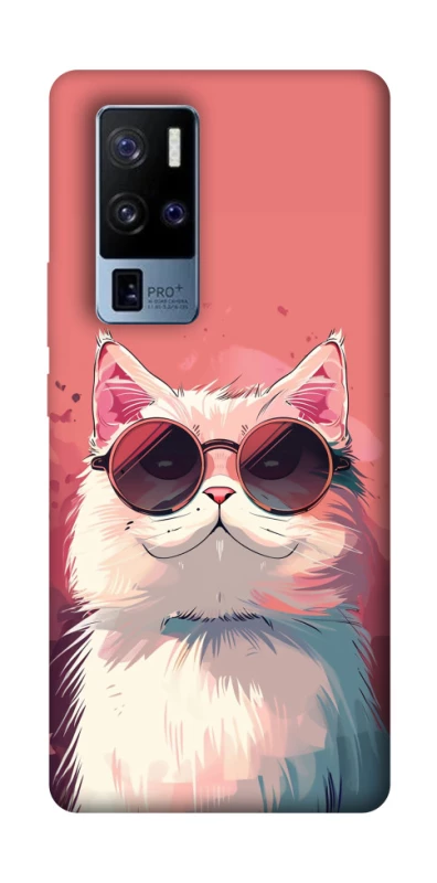 Чохол на Vivo X50 Pro+ Сat with glasses фото 1 з 1