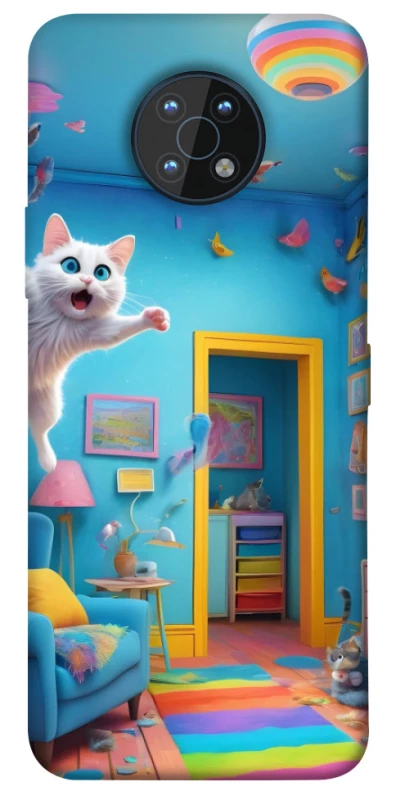 Чохол на Nokia G50 crazy cat фото 1 з 1