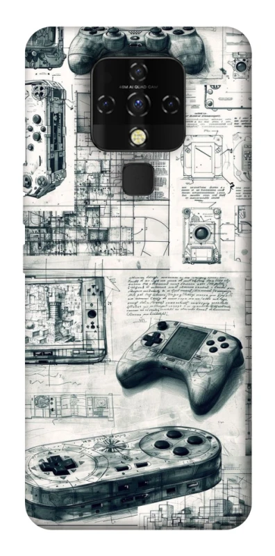 Чохол на TECNO Camon 16 SE Gamer Zone ver.2 фото 1 з 1