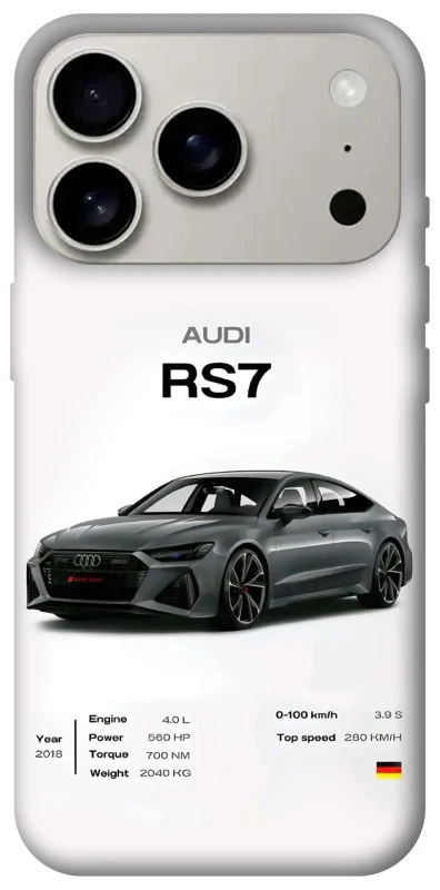 Чехол на Apple iPhone 17 Pro (6.3") Audi RS7 фото 1 из 1