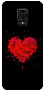 Чехол на Xiaomi Redmi Note 9s / Note 9 Pro / Note 9 Pro Max Splash heart фото 1 из 1