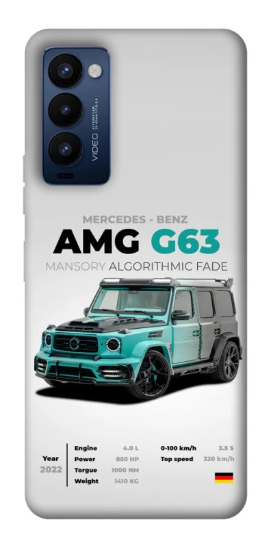 Чохол на TECNO Camon 18 Pro Mint amg G63 фото 1 з 1
