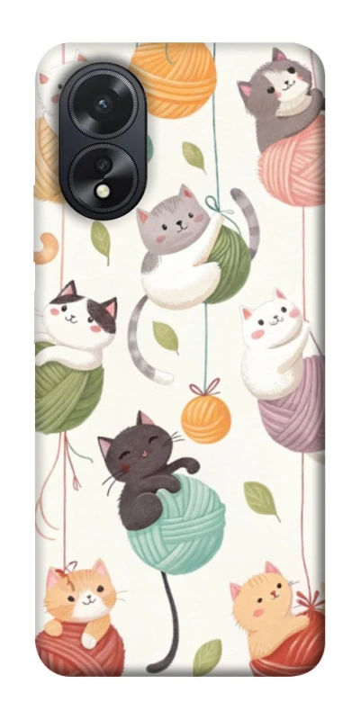 Чехол на Oppo A18 Funny Kittens фото 1 из 1