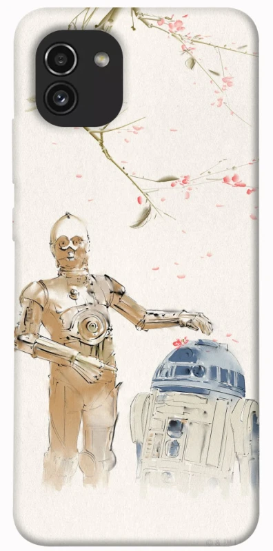Чохол на Samsung Galaxy A03 Star Wars robots фото 1 з 1
