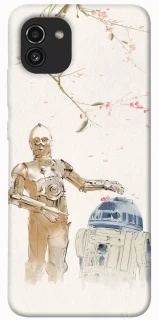 Чохол на Samsung Galaxy A03 Star Wars robots фото 1 з 1
