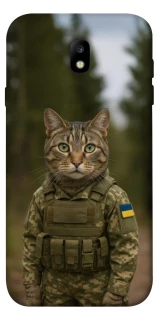 Чехол на Samsung J730 Galaxy J7 (2017) Кот защитник фото 1 из 1