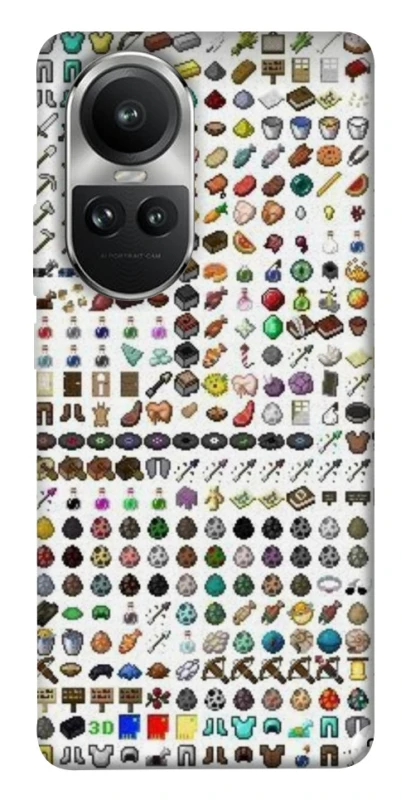 Чохол на Oppo Reno 10 Minecraft v2 фото 1 з 1